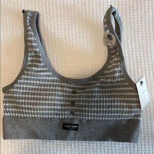 Lucky Brand Gray Seamless Bra